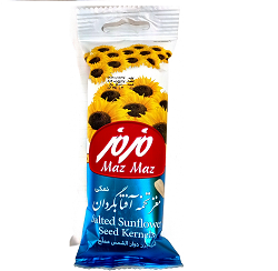 مغز تخمه آفتابگردان نمکی 45 گرم  مزمز